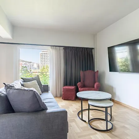 Blue Lux 2br 2ba With Skyline View, Near Kolonaki Διαμέρισμα