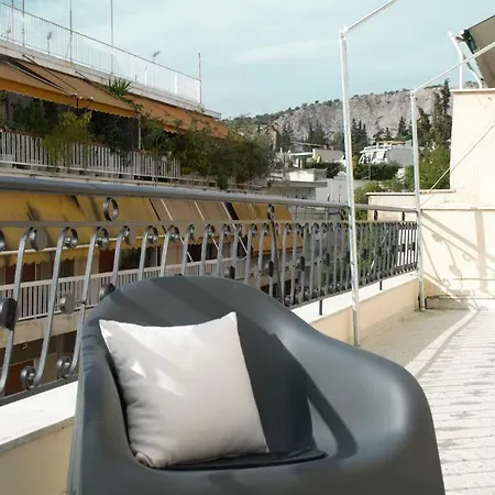 Lägenhet Soulis' Penthouse Near Acropolis Aten
